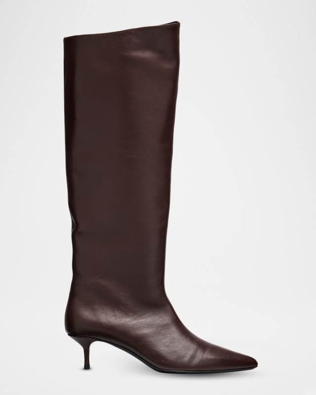 Sebastian Leather Knee-High Boots